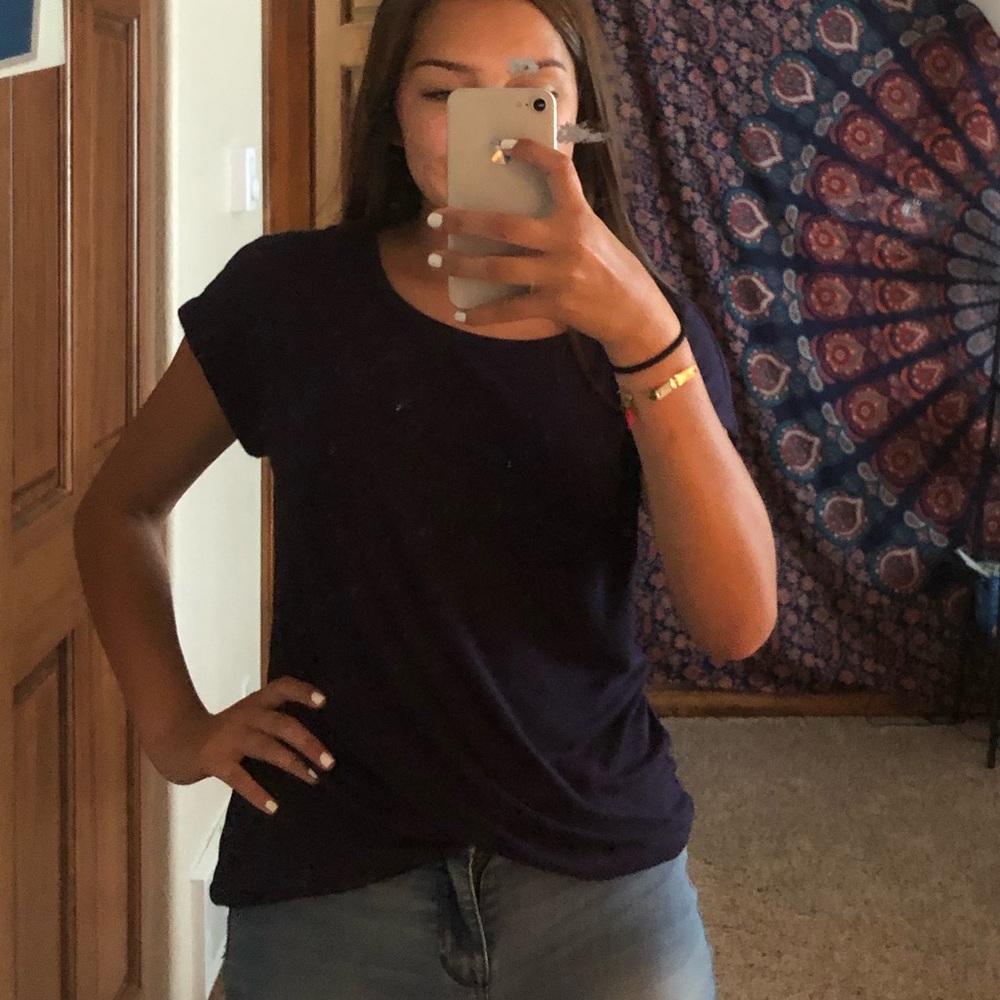 Navy blue T-shirt